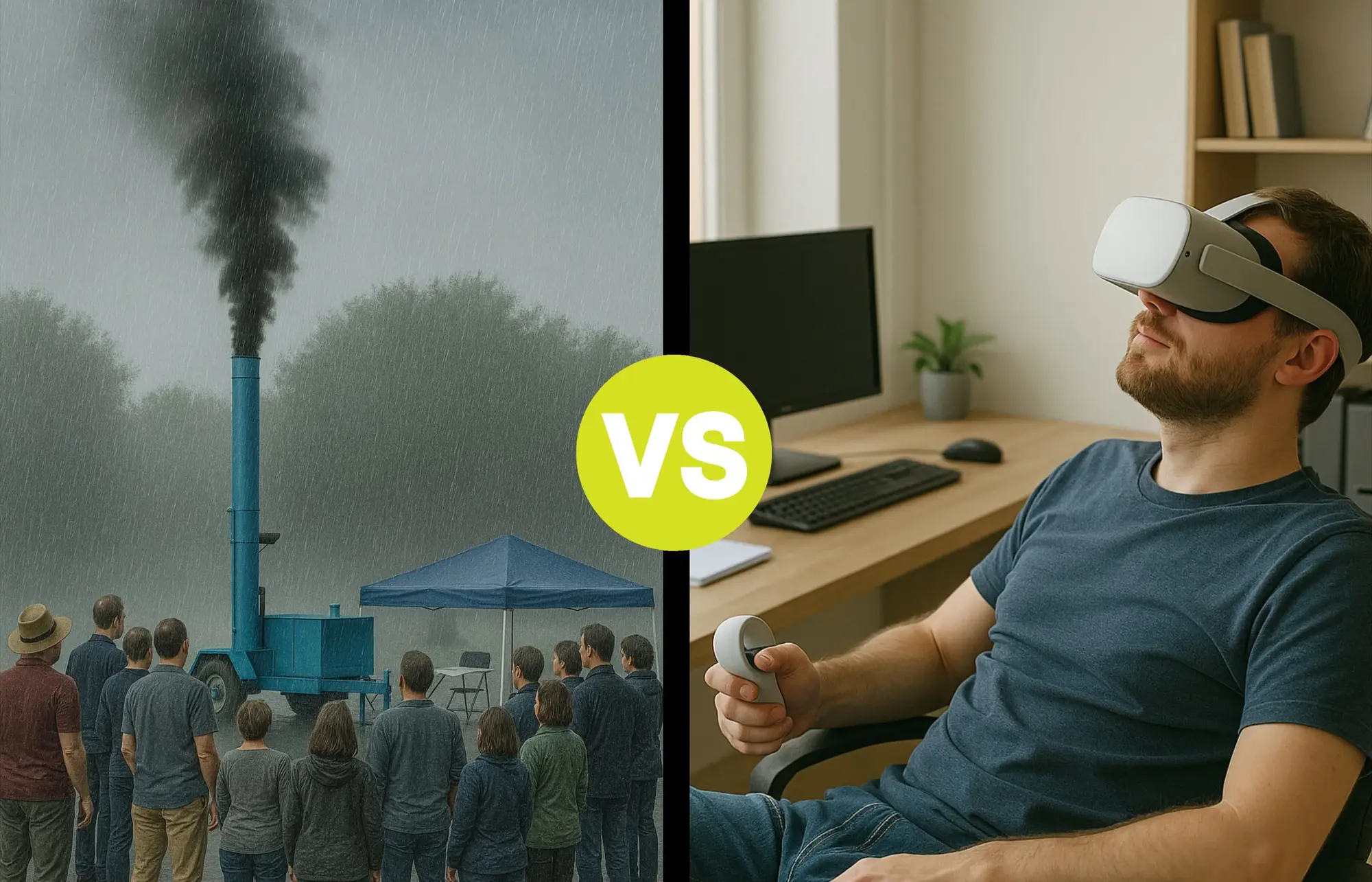A comparison of two types of smoke school - virtual and in-person smoke school. 